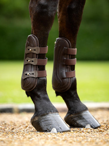 LeMieux Capella 3 Strap Tendon Boots Brown