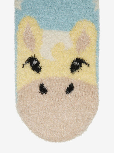 Buy LeMieux Young Rider Mini Fluffy Character Socks Lemon | Online for Equine