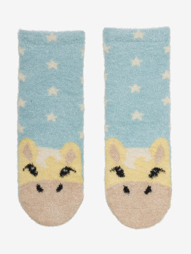 Buy LeMieux Young Rider Mini Fluffy Character Socks Lemon | Online for Equine
