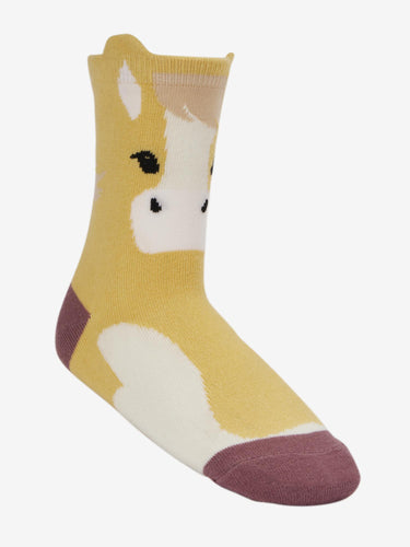 Buy LeMieux Young Rider Mini Character Socks 2 pack Lemon | Online for Equine