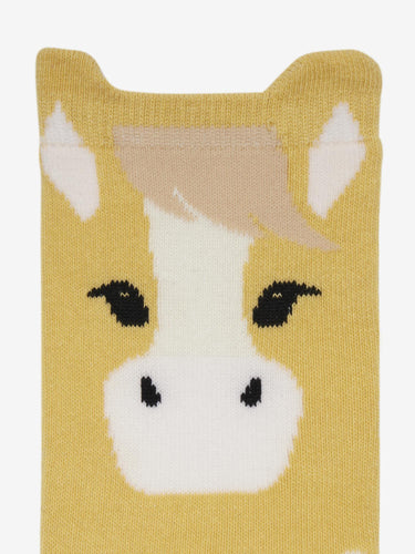 Buy LeMieux Young Rider Mini Character Socks 2 pack Lemon | Online for Equine