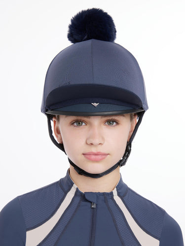 Buy LeMieux Maria Mesh Hat Silk Dusk Blue | Online for Equine
