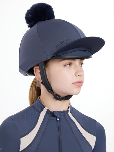 Buy LeMieux Maria Mesh Hat Silk Dusk Blue | Online for Equine