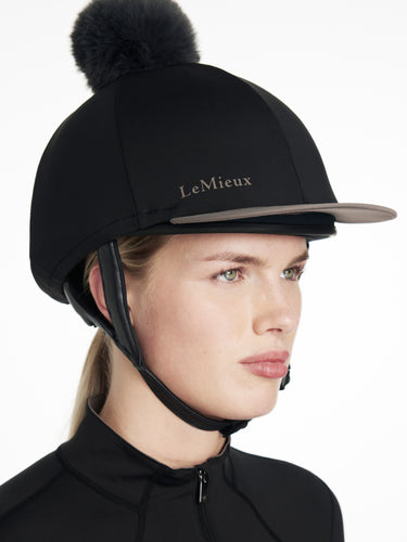 LeMieux Classique Pom Hat Silk Black