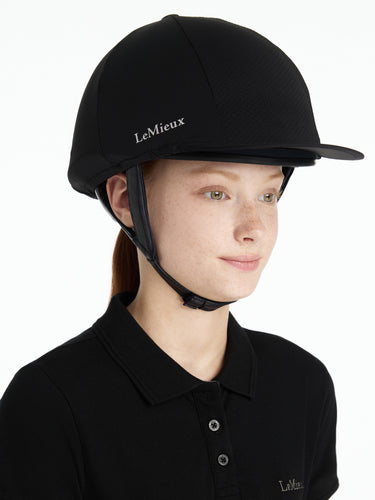 LeMieux Pro Mesh Hat Silk Black