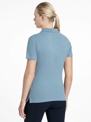 LeMieux Classique Polo Shirt Ice Blue