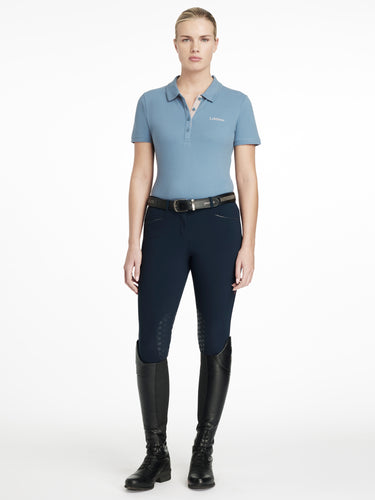 LeMieux Classique Polo Shirt Ice Blue