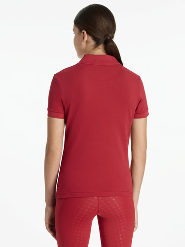 LeMieux Young Rider Classique Polo Shirt Chilli