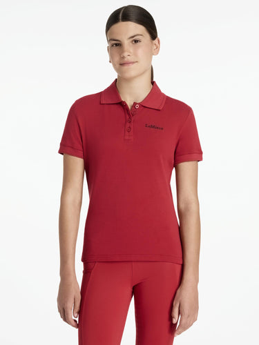 LeMieux Young Rider Classique Polo Shirt Chilli