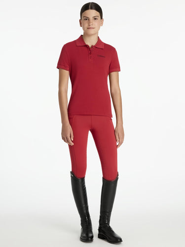 LeMieux Young Rider Classique Polo Shirt Chilli