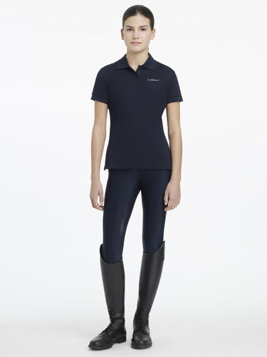 LeMieux Young Rider Classique Polo Shirt Navy