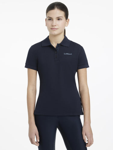LeMieux Young Rider Classique Polo Shirt Navy