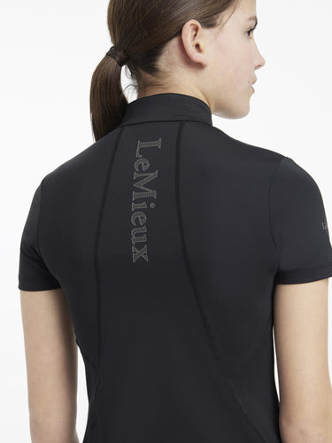 LeMieux Young Rider Classique Short Sleeve Base Layer Black