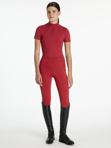 LeMieux Young Rider Classique Short Sleeve Base Layer Chilli
