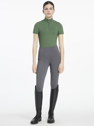LeMieux Young Rider Classique Short Sleeve Base Layer Hunter Green