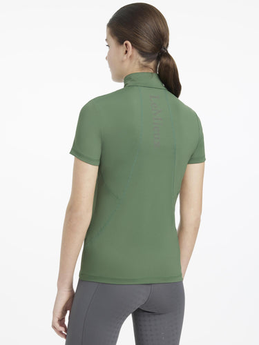 LeMieux Young Rider Classique Short Sleeve Base Layer Hunter Green