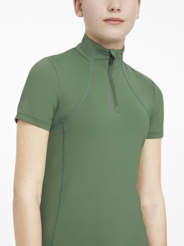 LeMieux Young Rider Classique Short Sleeve Base Layer Hunter Green