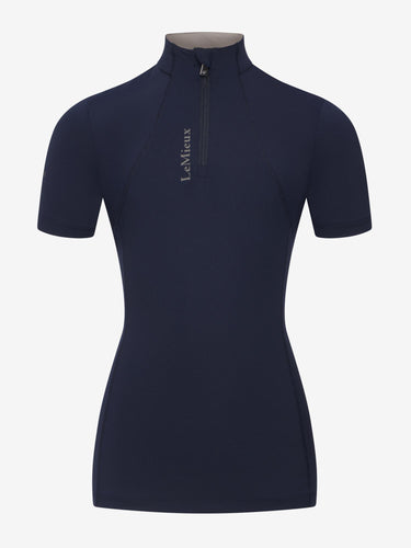 LeMieux Young Rider Classique Short Sleeve Base Layer Navy