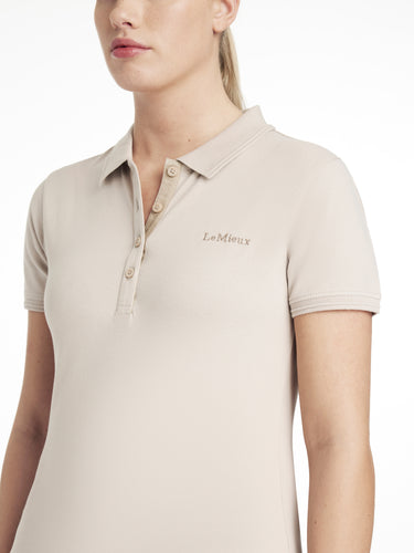 LeMieux Classique Polo Shirt Stone