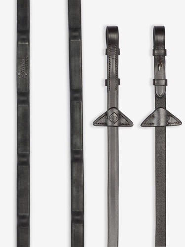 LeMieux Ergo Grip Rubber Reins Brown