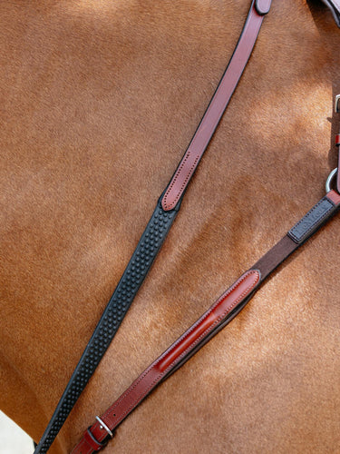 LeMieux Breastplate (D-Ring Attachment) Chestnut/Silver