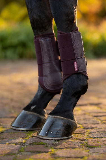 LeMieux Arika Mesh Brushing Boots Damson