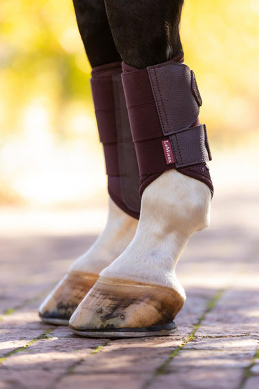LeMieux Arika Mesh Brushing Boots Damson