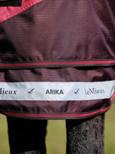 LeMieux Arika Ripstop 0g Turnout Rug Cranberry