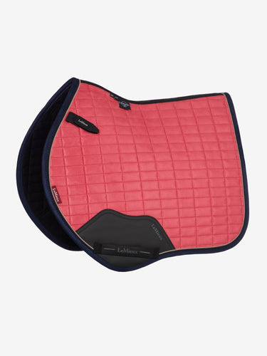 LeMieux Mini Suede Close Contact Square Cranberry