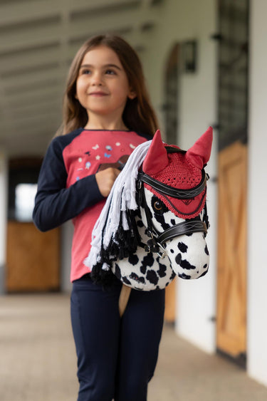LeMieux Hobby Horse Fly Hood Cranberry