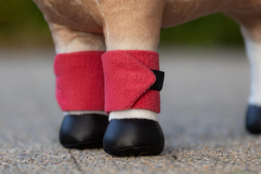 LeMieux Toy Pony Bandages Cranberry