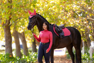 LeMieux Ladies Sara Snood Base Layer Cranberry