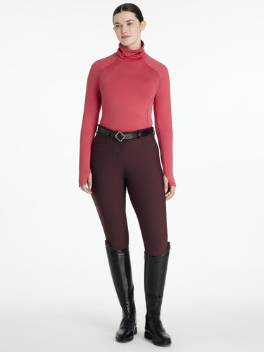 LeMieux Ladies Sara Snood Base Layer Cranberry