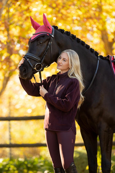 LeMieux Ladies Clara Hybrid Fleece Damson