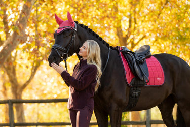LeMieux Ladies Clara Hybrid Fleece Damson