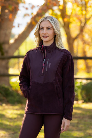 LeMieux Ladies Clara Hybrid Fleece Damson