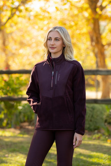 LeMieux Ladies Clara Hybrid Fleece Damson