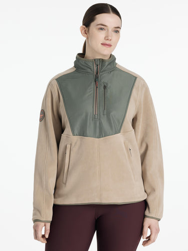 LeMieux Ladies Clara Hybrid Fleece Rosemary