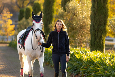 LeMieux Ladies Liberty Fleece Zip Through Navy