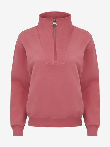 LeMieux Ladies Keira Quarter Zip Sweat Cranberry