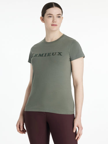 LeMieux Ladies Classique Sparkle T-shirt Rosemary