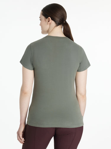 LeMieux Ladies Classique Sparkle T-shirt Rosemary