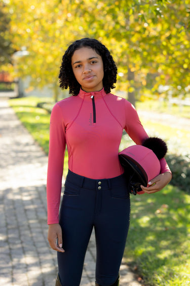 LeMieux Young Rider Classique Base Layer Cranberry