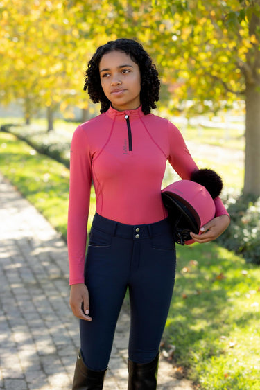 LeMieux Young Rider Classique Base Layer Cranberry