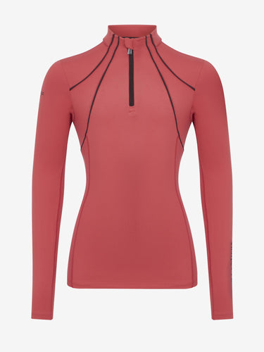 LeMieux Young Rider Mia Mesh Base Layer Cranberry
