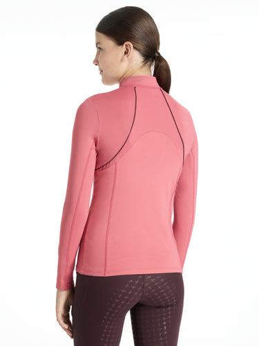LeMieux Young Rider Mia Mesh Base Layer Cranberry