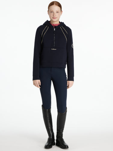 LeMieux Young Rider Hettie Half Zip Hoodie Navy