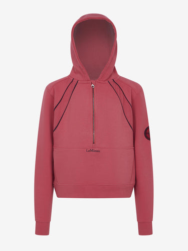 LeMieux Young Rider Hettie Half Zip Hoodie Cranberry