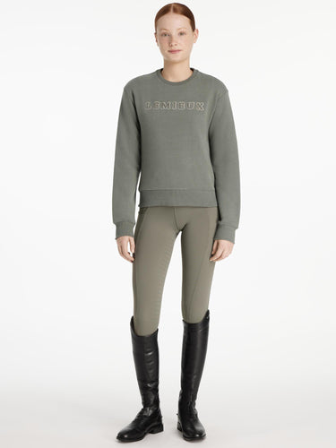 LeMieux Young Rider Carmen Crew Sweat Rosemary