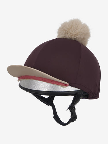 LeMieux Classique Pom Hat Silk Damson